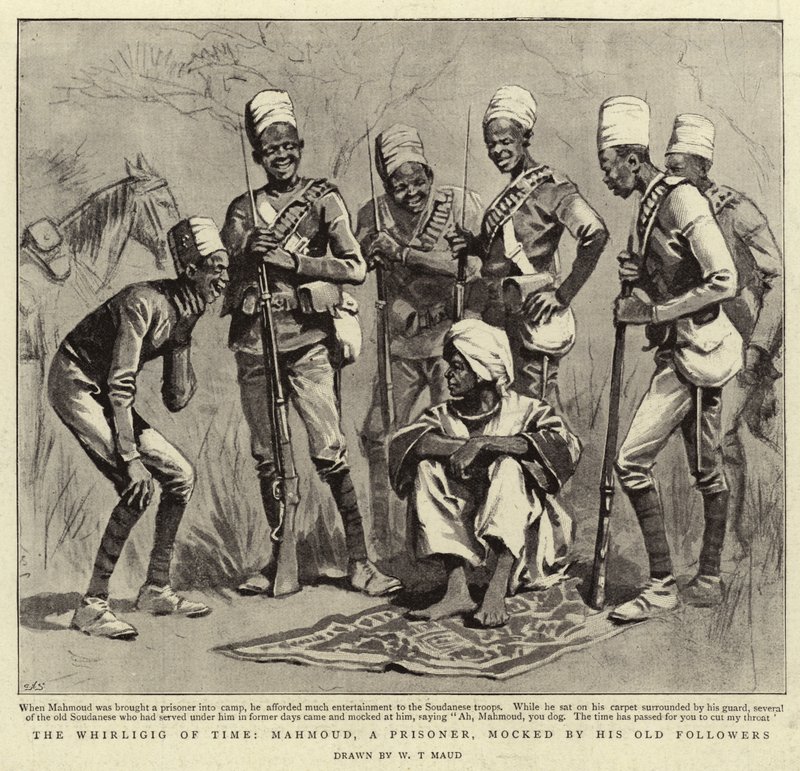 Az idő örvénye, Mahmoud, a fogoly, akit régi követői kigúnyolnak. alkotó: William T. Maud