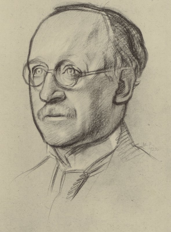 Sir Edwin Lutyens, RA (litho) alkotó: William (after) Rothenstein