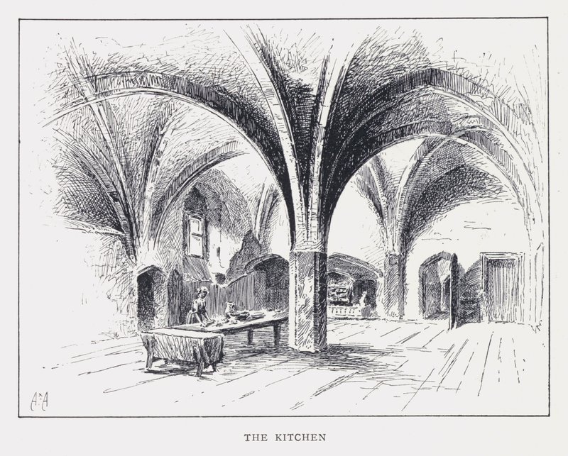 A konyha (metszet) alkotó: William Alexander Ansted