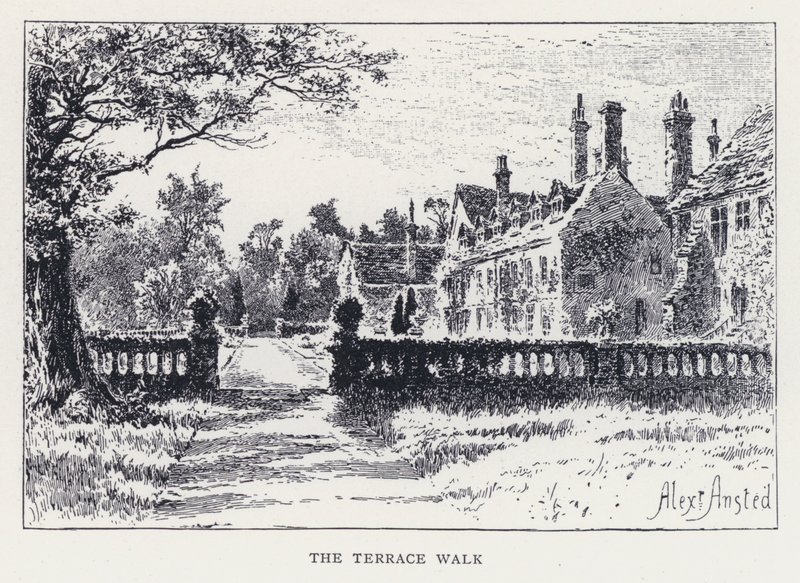 The Terrace Walk (metszet) alkotó: William Alexander Ansted