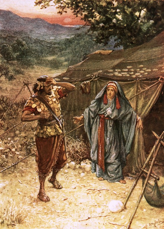 Jael és Sisera alkotó: William Brassey Hole