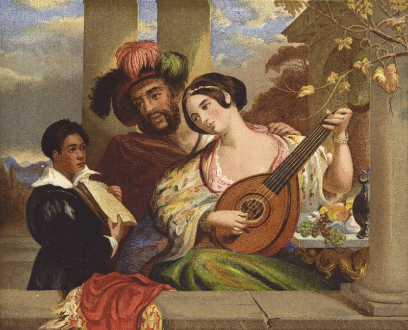 A Duett alkotó: William Etty