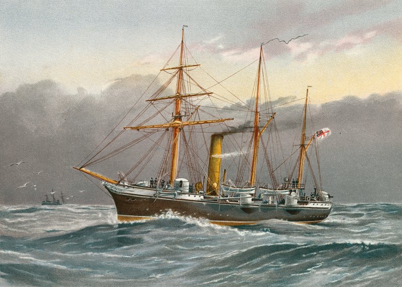 HMS Nymphe (Demolition) alkotó: William Frederick Mitchell