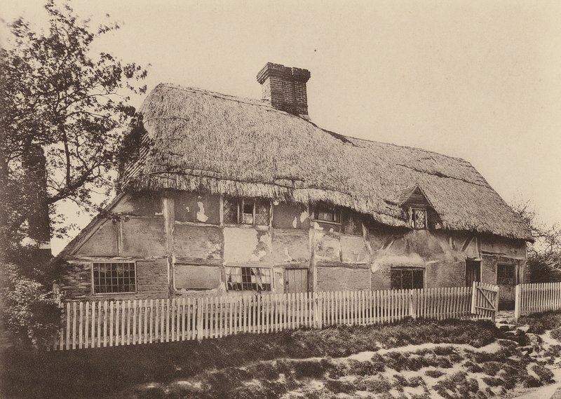 Burwashban, Sussexben (fekete-fehér fotó) alkotó: William Galsworthy Davie