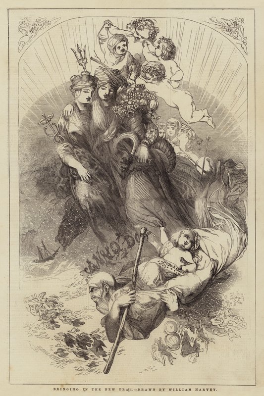 Az újév behozatala alkotó: William Harvey
