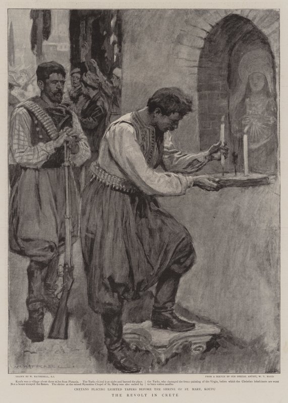 A krétai felkelés alkotó: William Hatherell