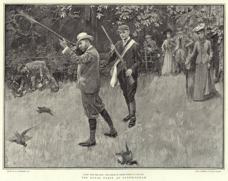 Királyi parti Sandringhamben alkotó: William Hatherell