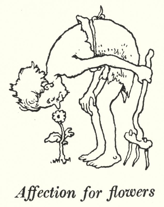 Virágszeretet (litho) alkotó: William Heath Robinson