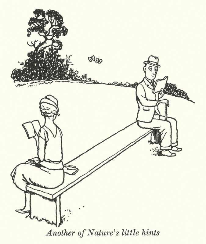 A természet másik apró tippje (litho) alkotó: William Heath Robinson