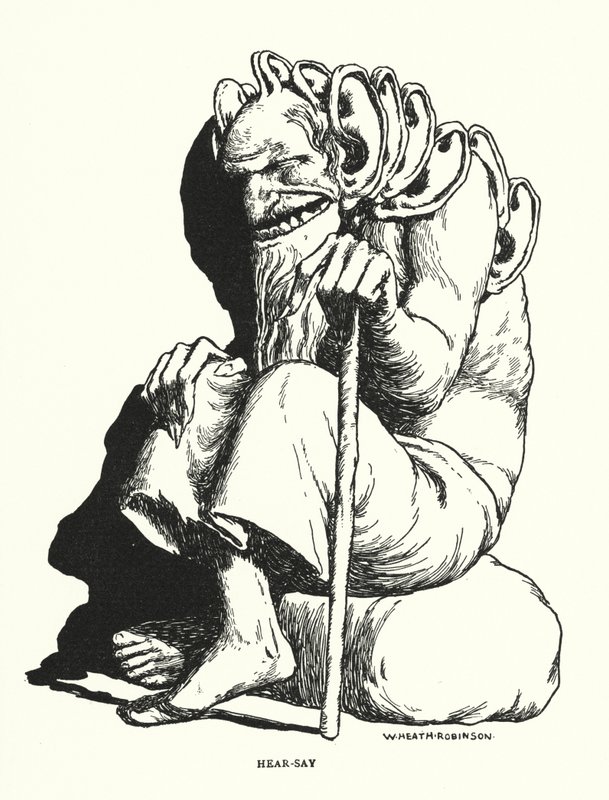 kimondani (litho) alkotó: William Heath Robinson