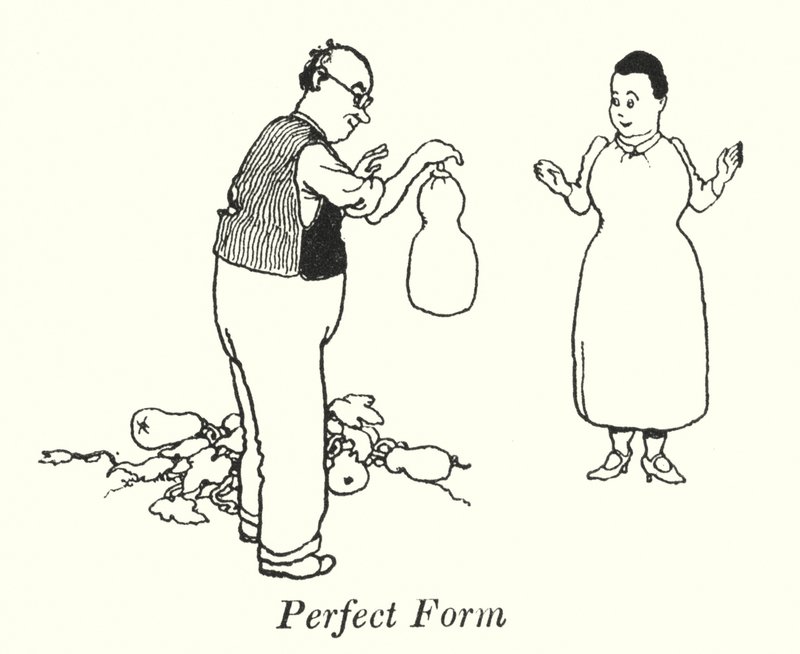 Tökéletes forma (litho) alkotó: William Heath Robinson