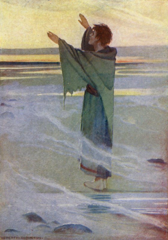Chaucer történetei (színes litó) alkotó: William Heath Robinson