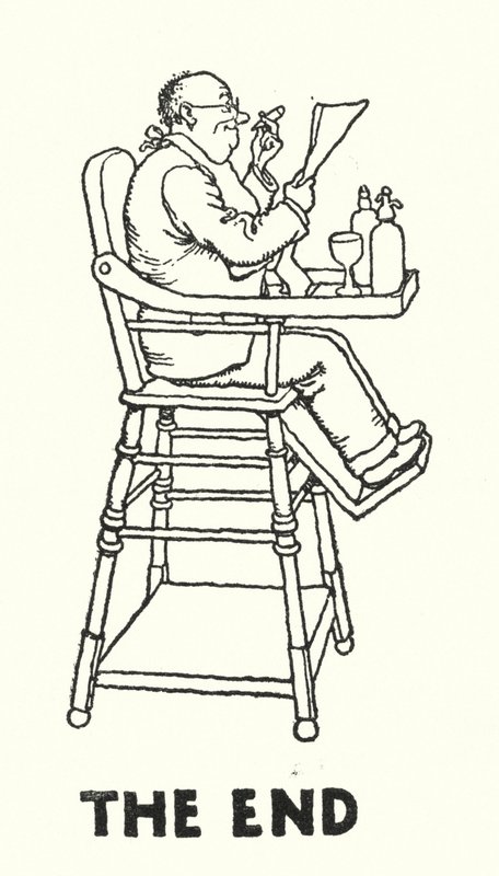 A vég (litho) alkotó: William Heath Robinson