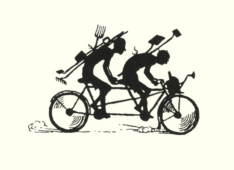 A vég (litho) alkotó: William Heath Robinson