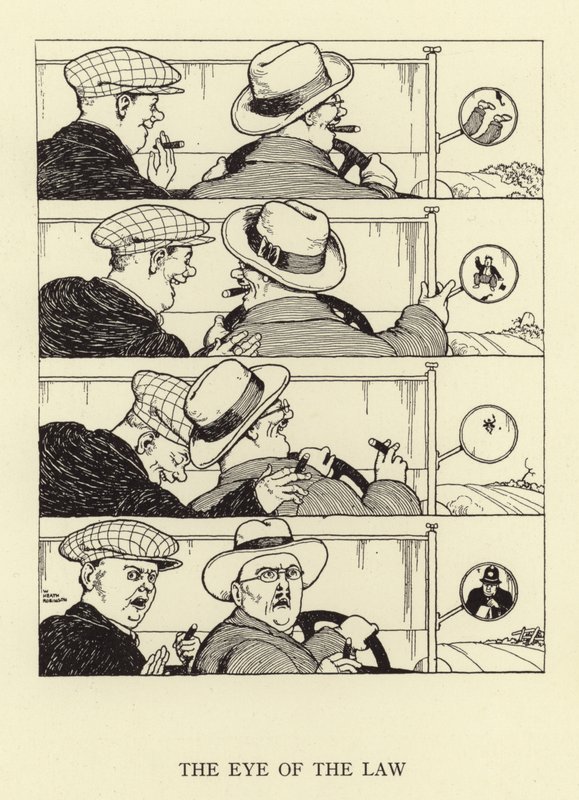 A törvény szeme alkotó: William Heath Robinson