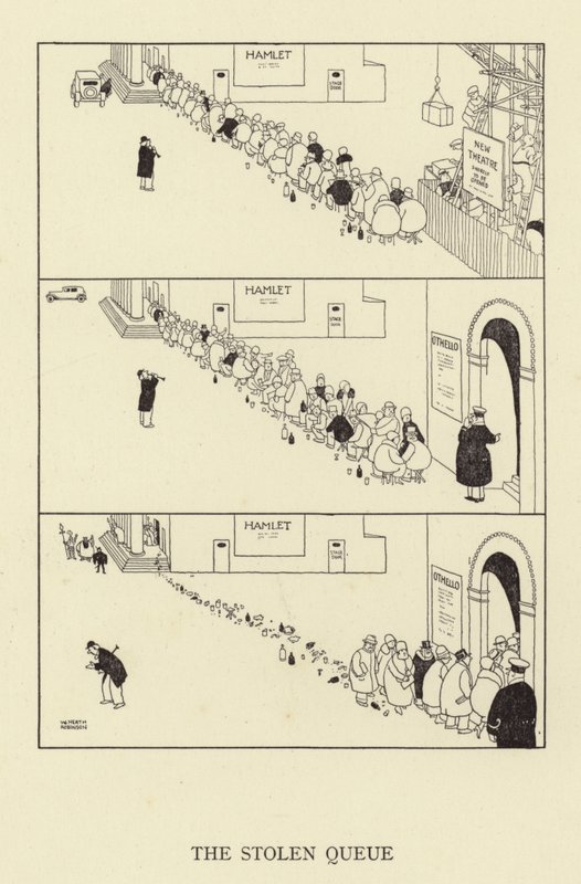 Az ellopott sor alkotó: William Heath Robinson