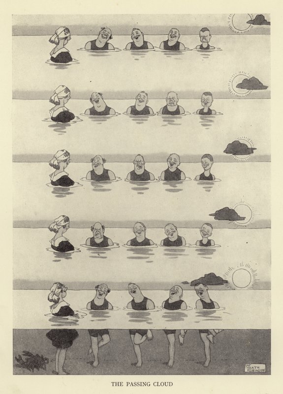 Az elhaladó felhő alkotó: William Heath Robinson