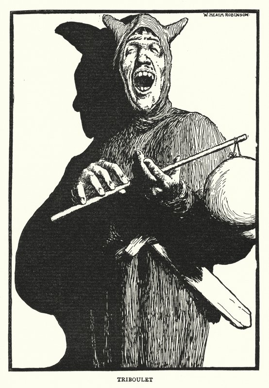 Triboulet (litho) alkotó: William Heath Robinson