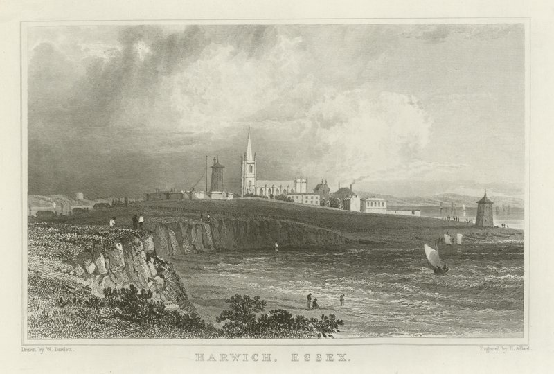 Harwich, Essex alkotó: William Henry Bartlett