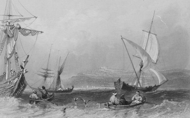 Joppa (metszet) alkotó: William Henry Bartlett