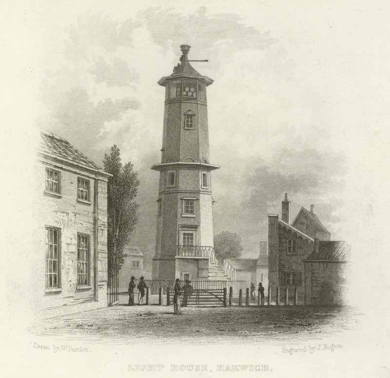 Light House, Harwich alkotó: William Henry Bartlett