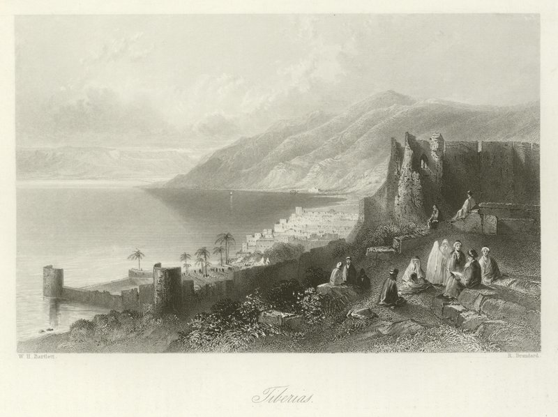 Tiberias alkotó: William Henry Bartlett