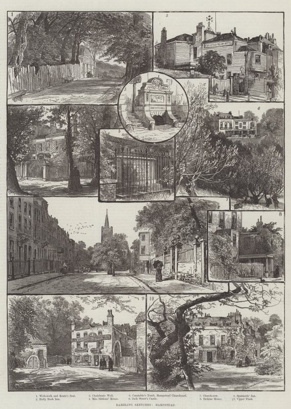 Rambling Sketches, Hampstead alkotó: William Henry James Boot