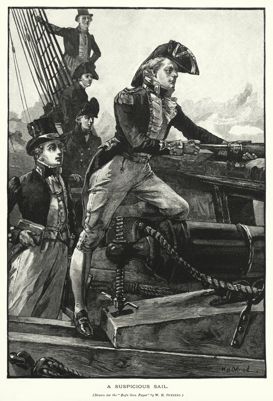 Egy gyanús vitorla (metszet) alkotó: William Heysham (after) Overend
