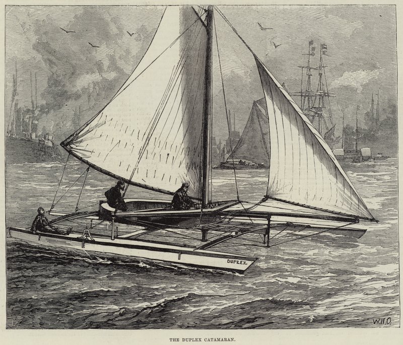 A duplex katamarán alkotó: William Heysham Overend