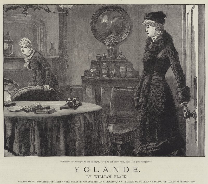 Yolande, William Black alkotó: William Heysham Overend
