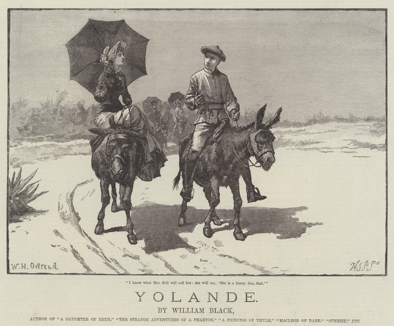Yolande, William Black alkotó: William Heysham Overend
