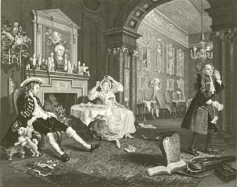Házasság A La Mode alkotó: William Hogarth