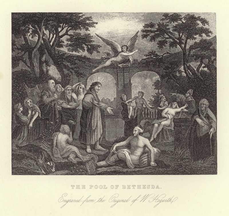 A Bethesda medencéje alkotó: William Hogarth