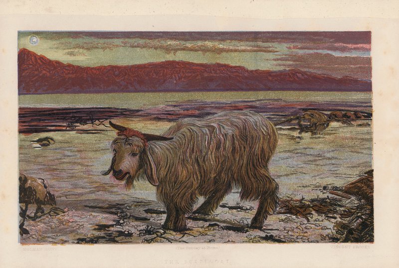 A bűnbak (színes litográfia) alkotó: William Holman (after) Hunt