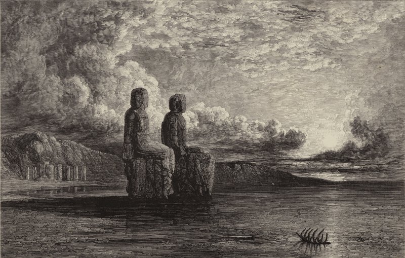 A Memnon (metszet) alkotó: William James (after) Muller