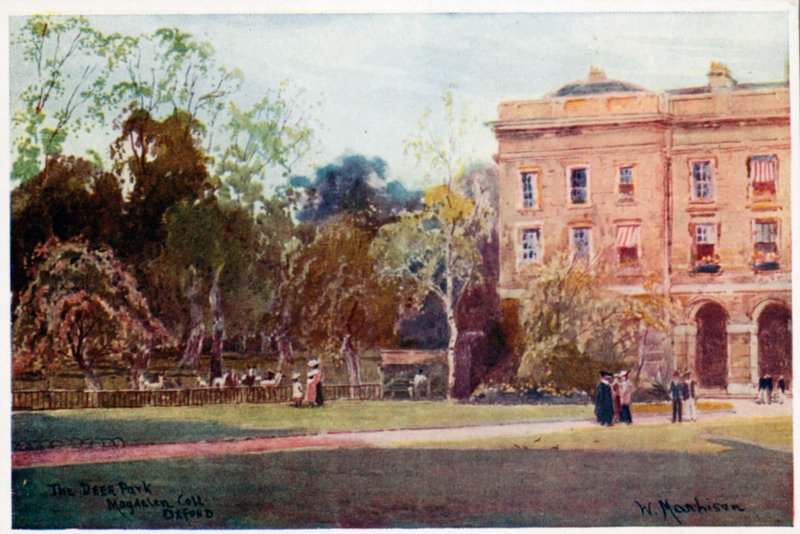 A Deer Park, Magdalen College, új épületek alkotó: William Matthison
