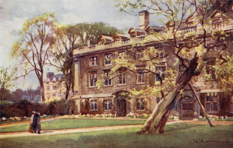 A Fellows épülete a Christs College-ban alkotó: William Matthison