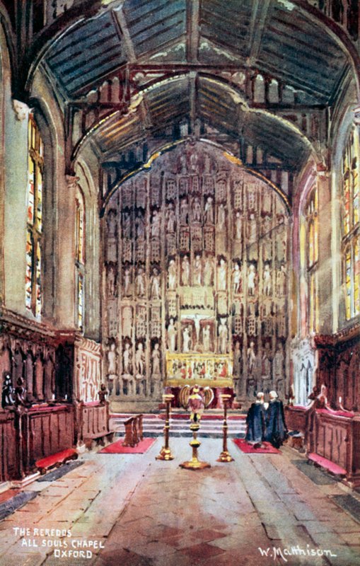 The reredos, All Souls Chapel, Oxford alkotó: William Matthison