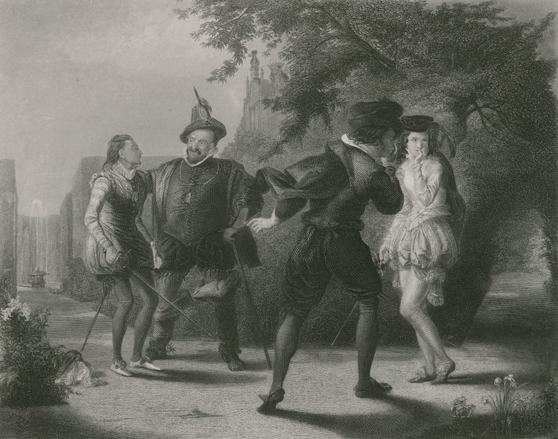 A párbaj, tizenkettedik éjszaka alkotó: William Powell Frith
