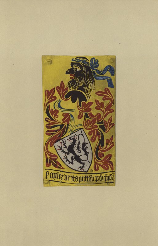 Sir Miles Stapleton, 1348-1364 (chromolitho) alkotó: William St John Hope