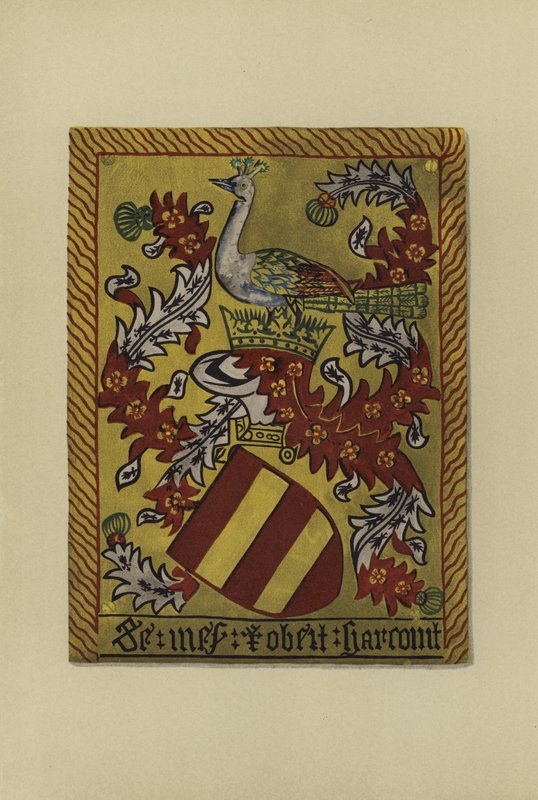Sir Robert Harcourt, 1461-1470 (chromolitho) alkotó: William St John Hope