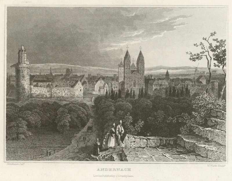Andernach alkotó: William Tombleson