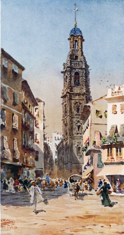 Valencia, San Pablo (színes litó) alkotó: William Wiehe Collins