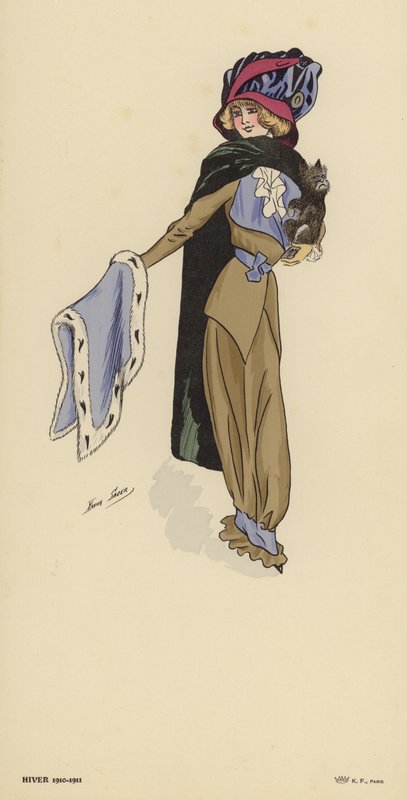1910-1911 téli divat alkotó: Xavier Sager