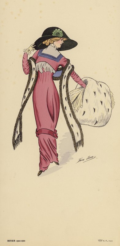 1910-1911 téli divat alkotó: Xavier Sager