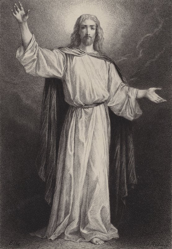 Jézus Krisztus alkotó: after Albert Robida