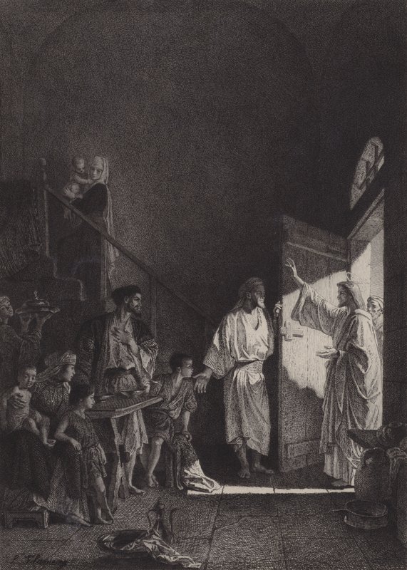 Béke ennek a Háznak alkotó: after Albert Robida