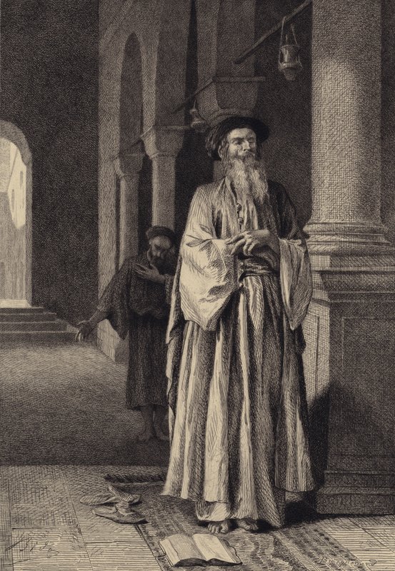 A farizeus és a vámszedő alkotó: after Albert Robida