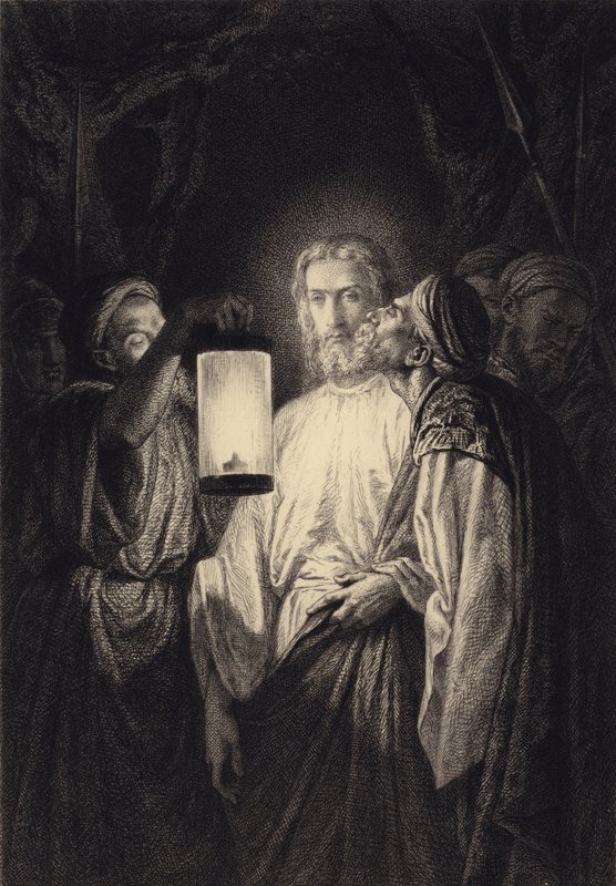 Júdás árulása alkotó: after Albert Robida
