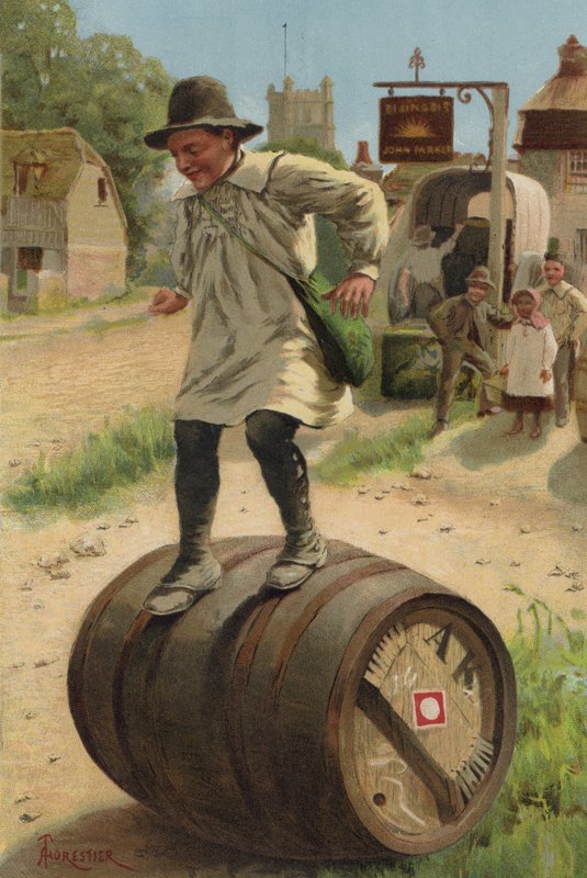 Veszélyes sport (chromolitho) alkotó: after Amedee Forestier